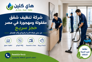شركة تنظيف شقق مقفولة ومهجورة في مصر