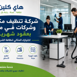 شركة تنظيف مكاتب وشركات في مصر بعقود شهرية